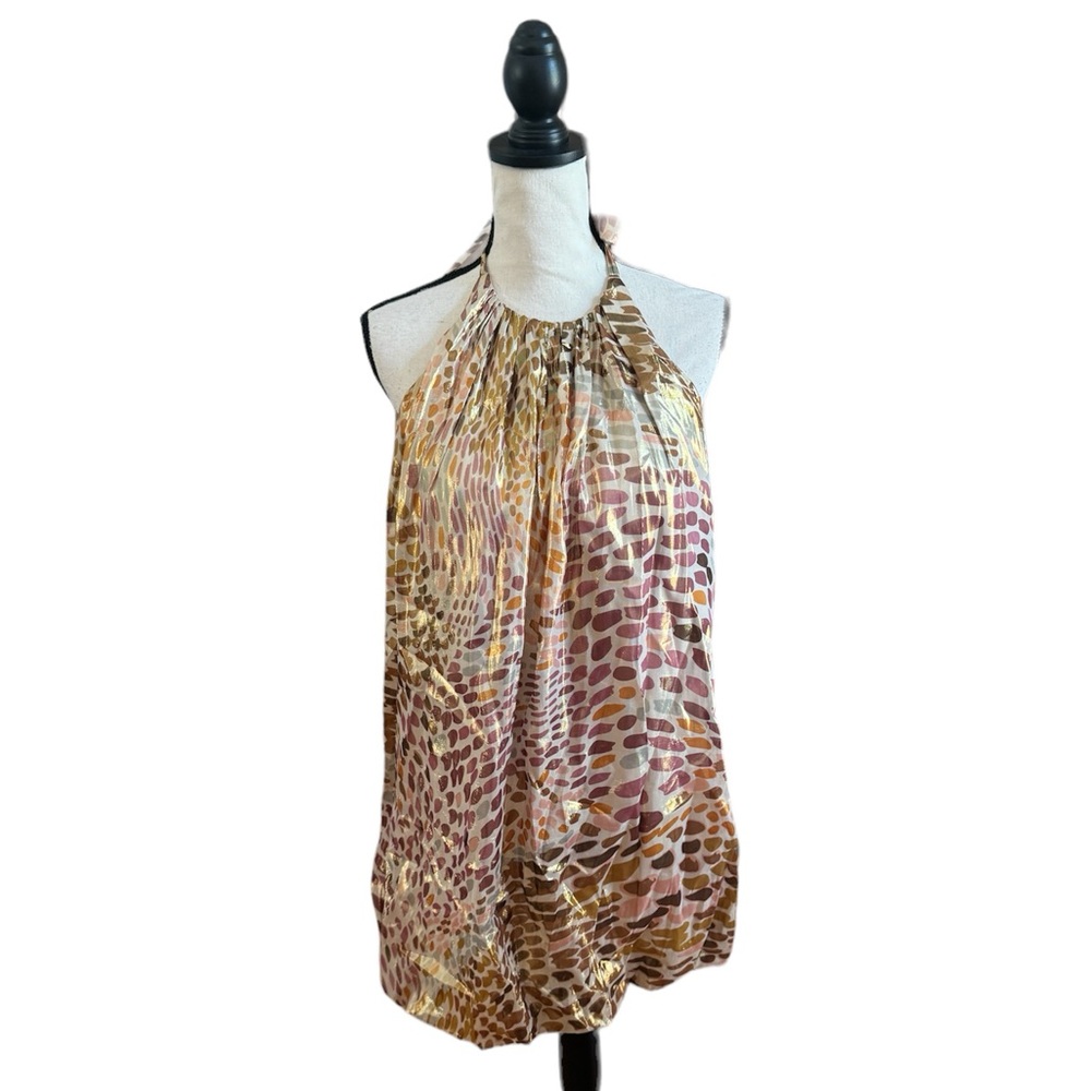 Halter Formal Iridescent Mini Dress